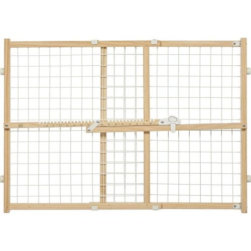 MidWest Wire Mesh Wood Presuure Mount Pet Safety Gate - 24" tall - 1 count
